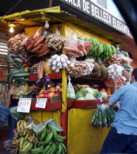 Street market San Jose Costa Rica